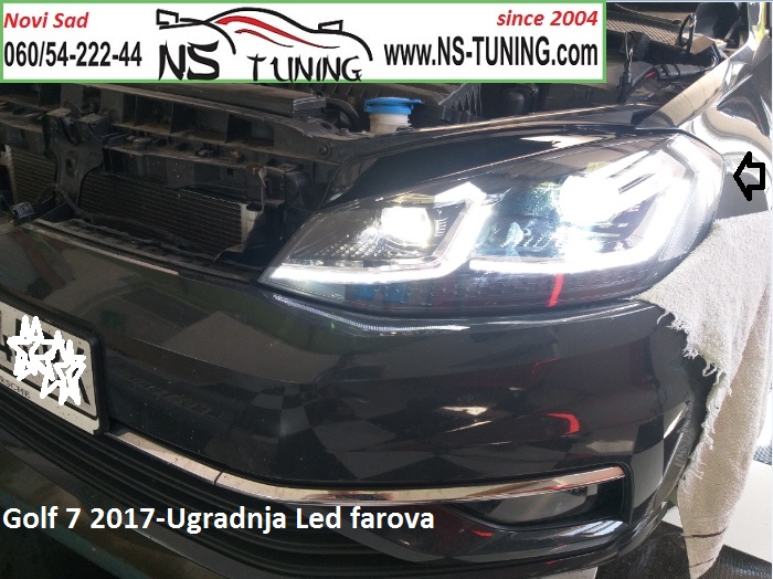 golf 7.5 2019 ful led farovi ugradnja xenon far novi sad beograd ns tuning